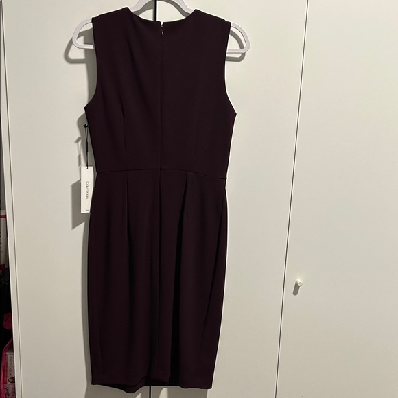 Calvin Klein Women's Deep Purple Midi Dress - Picture 4 of 4